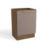 Gabinete De Cozinha Modulado Botanic M629 1 Porta 60cm Nogueira/fendi Fosco - Kappesberg