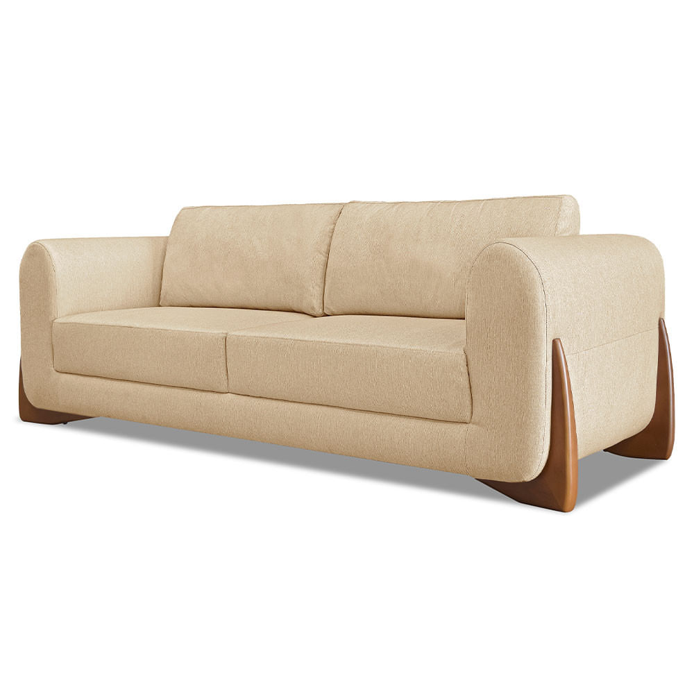 Estofado Glamour 200 cm Almofadas Soltas Molas Bonel Compreflex