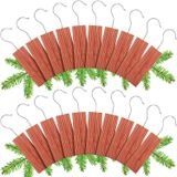 20 Peças Cedar Hang Ups Natural Cedar Blocos Aromáticos Ceder