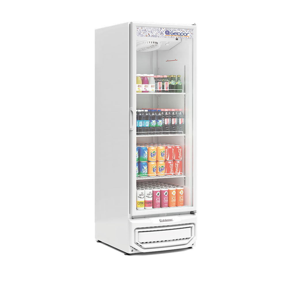 Expositor De Bebidas Grv57 Gelopar Refrigerador Vertical 578 Litros Branco 110v