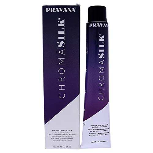 Tinta Para Cabelo Pravana Chromasilk Creme - 1n Preto Cabelo Unisexo