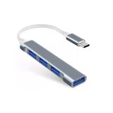 Adaptador Hub Usb C 4 Em 1 Multifuncional Para Macboook