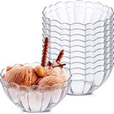 12 Pcs Plástico Servindo Tigelas Clear Party Dessert Bowls 12 Oz