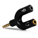 Adaptador P3 Para P2 3.5mm Para Headset, Smartphone, Celular, Controle