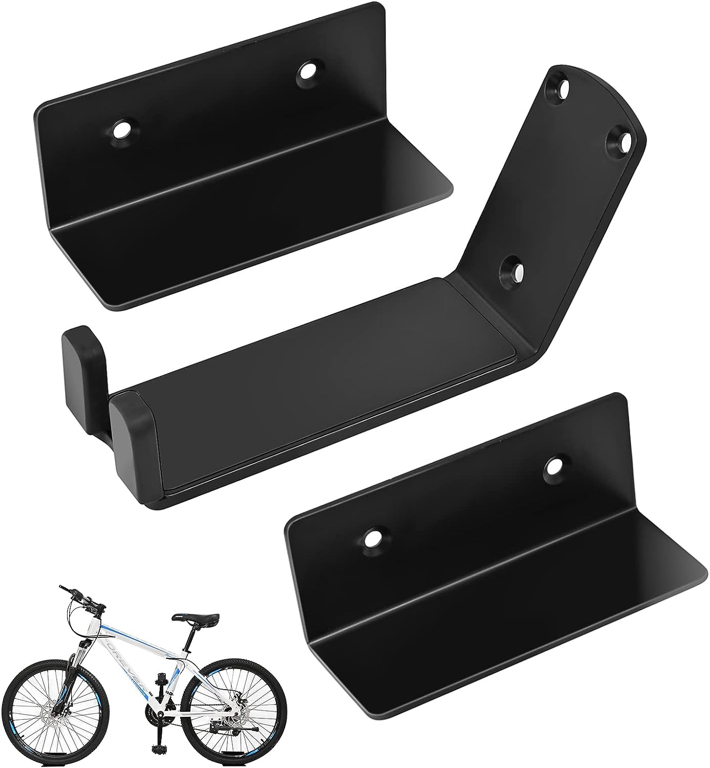 Montagem Na Parede Da Bicicleta Rack Horizontal Da Parede Da Bicicleta Garagem B