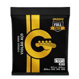 Corda Groove P/ Violão Aço Gfp4 Full Package 11/52 - Ec0371