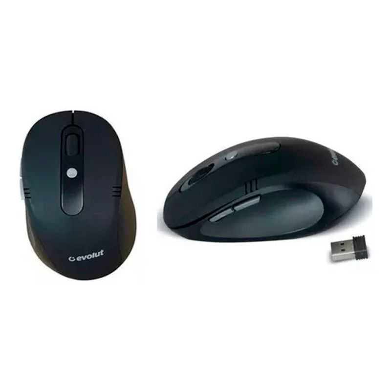 Mouse Wireless 1600 Dpis Eo-462w Evolut