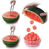 Fatiador De Melancia Faca De Fruta De Aço Inoxidável 304 Rapidamente