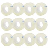 12 Rolos De Recargas De Fita Transparente Fita Transparente T Multiuso