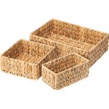 Cestas De Vime Para Organizar 3pack Vime Grande E Pequeno