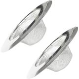 Chuveiro Dreno Cabelo Catcher Sink Strainer - 2 Pcs Tub Drain Ha