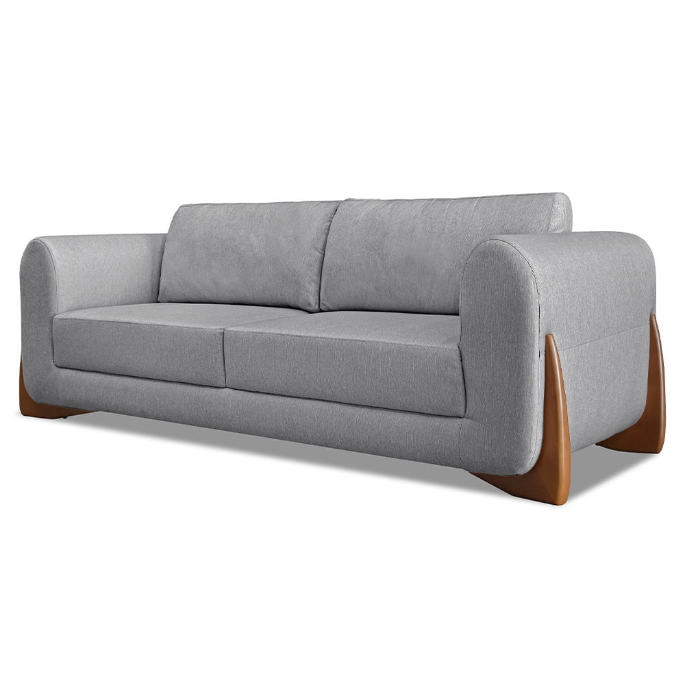 Estofado Glamour 200 cm Almofadas Soltas Molas Bonel Compreflex