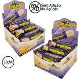 Kit 2 Cx Bananinha Com Chocolate Branco Diet Sem Açúcar 20x28g