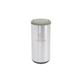Lixeira Inox Tramontina Piemonte Cápsula Selecta Plus Basculante Scotch Brite Cinza 40 L Tramontina
