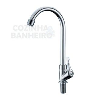 Torneira para Cozinha de Mesa Bica Móvel Mv133 Cromada - Forusi