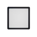 Painel de Led Blumenau Quadrado de Sobrepor 18W Bivolt Preto 6500K - Luz Branca