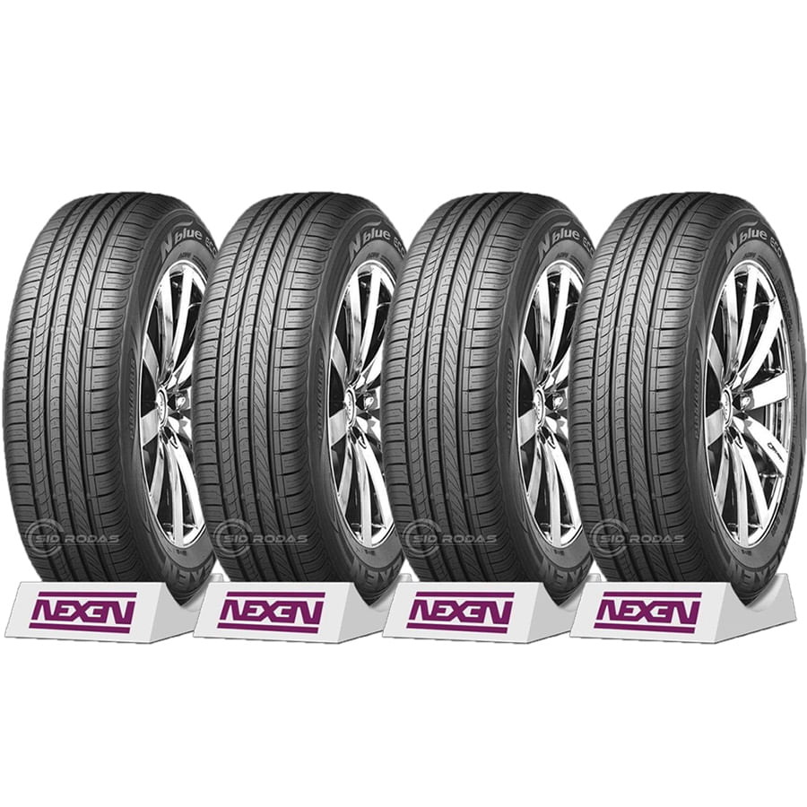 Kit 4 Pneus Aro 15 185/65r15 88h Nexen N&#39;blue Eco Sh01