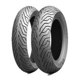 Par Pneu Moto Michelin City Grip 2 100/80-16 + 120/80-16 Sem Câmara Honda Sh150 Cityclass 200 I