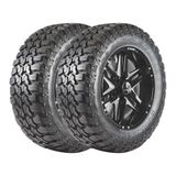 Kit 2 Pneus Delinte Aro 17 35x12.5r17 Dx-9 Bandit M/t 121q