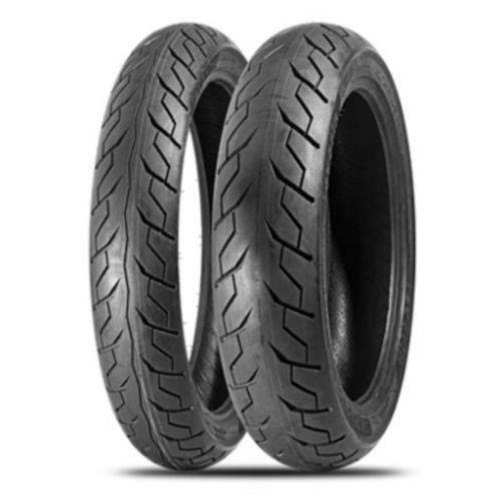 Par Pneu De Moto Levorin Matrix Sport 100/80-17 + 140/70-17 Para Fazer 250 Fz25