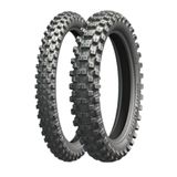 Par Pneu Michelin Tracker 80/100-21  100/100-18 Cross Enduro