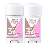 Kit 2 Desodorante Rexona Clinical Creme Classic 58g
