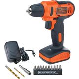 Kit Parafusadeira/furadeira 3/8&quot; Ld12sp-br 12v Bivolt Black Decker