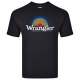 Camiseta T-Shirt Masculina 100% Algodão Penteado Wrangler - P - Preto