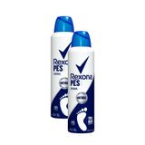 Kit 2 Desodorante Para Os Pés Rexona Original Antibac Tripla Ação Aerosol 153ml