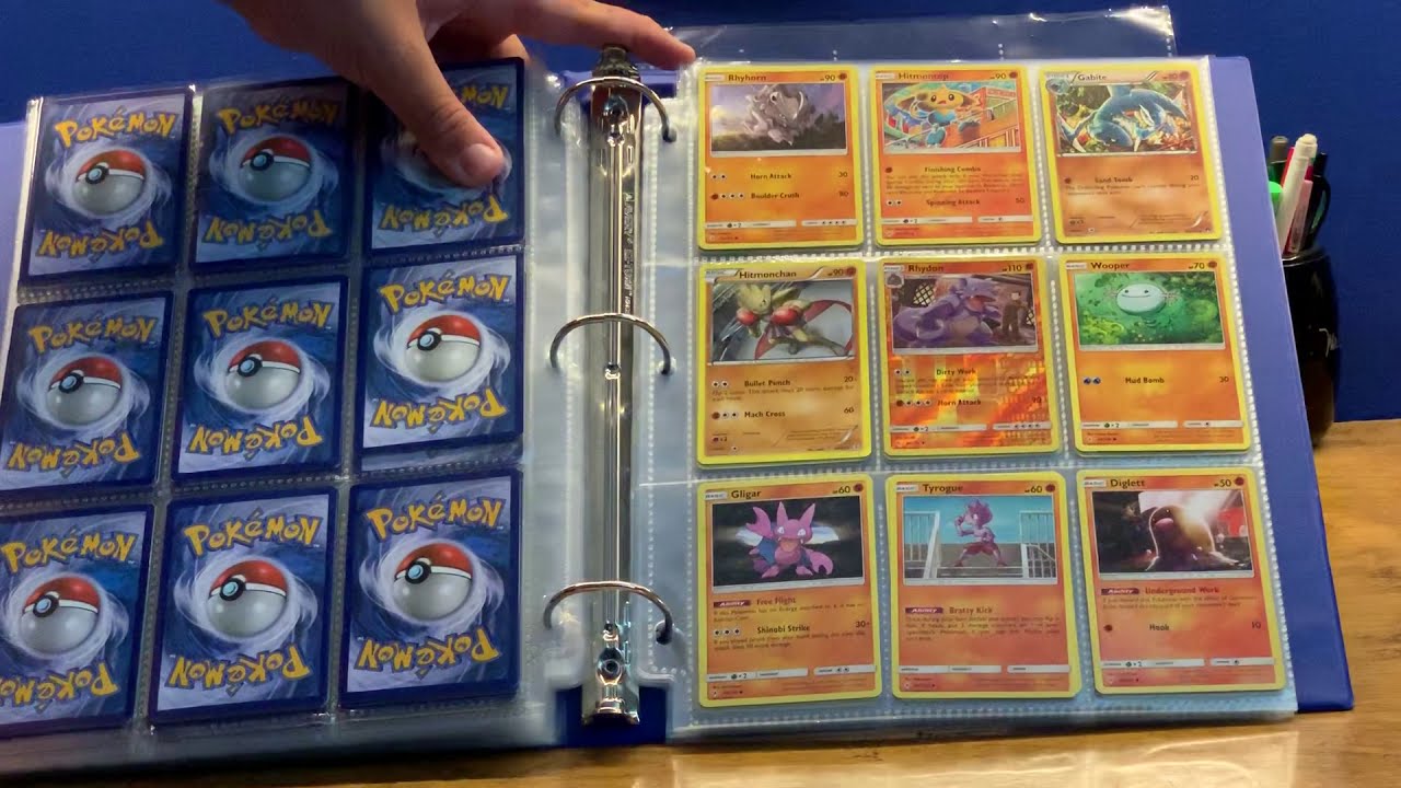 Álbum Pokémon Pasta tipo Fichário para Cards Reforçado Capa Dura