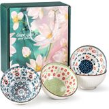 Tigelas De Cereais - 45 Polegadas Ceramic Bowls Set Of 4 Colorf Pequeno