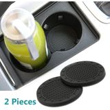 Auto Esporte 2,75 Polegadas De Diâmetro Oval Carro Duro Logotipo Do Carro Veículo Viagem Auto Cup Porta-copo Insert Coaster Can 2 Pcs Pack (