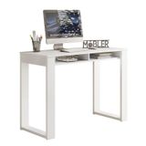 Escrivaninha Office Move Com Nichos Branco Fosco