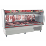 Balcão Expositor Rf-074 C Para Carnes Em Aço Inox 2m Tendal Duplo Frilux Sem Depósito 110v Frilux