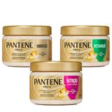 Kit Tratamento 3 Mascaras Pantene Pro-v Hidratação + Nutrição + Restauração 270ml