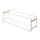 Rack De Armazenamento De Sapatos De Camada Única De Ferro, Simples Ao Estilo Japonês