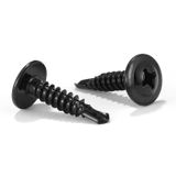 8 X 3/4 Parafusos De Chapa De Metal 100pcs 410 Treliça De Aço Inoxidável
