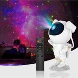 Projetor Galaxy Astronauta Com Timer E Controle Remoto Ne