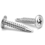8 X 1 Parafusos De Chapa De Metal 100pcs 410 Treliça De Aço Inoxidável