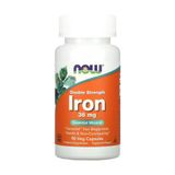 Bisglicinato De Ferro 36mg Now Foods Iron 90 Veg Caps