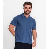 Camila Polo Masculina Em Meia Malha Diametro Azul G