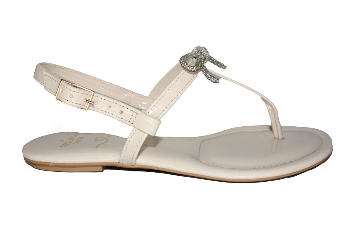 Sandália Rasteira Mini Sua Cia 913151742 Infantil Feminina