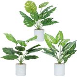 3 Pack Plantas Falsas Artificial Vasos Plantas Falsas Para Interiores