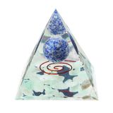 3 Tipo Orgone Pirâmide Pedra Emissor De Energia Orgonita Reiki Cr