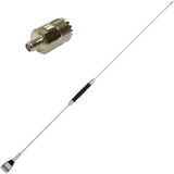 Antena Movel Px 67cm B-2050 + Adaptador Sma Femea Uhf Femea