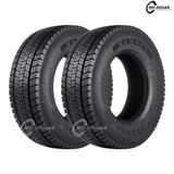 Kit 2 Pneus Samson Aro 17.5 235/75r17.5 Gl265d 143/141j 16pr - Tração