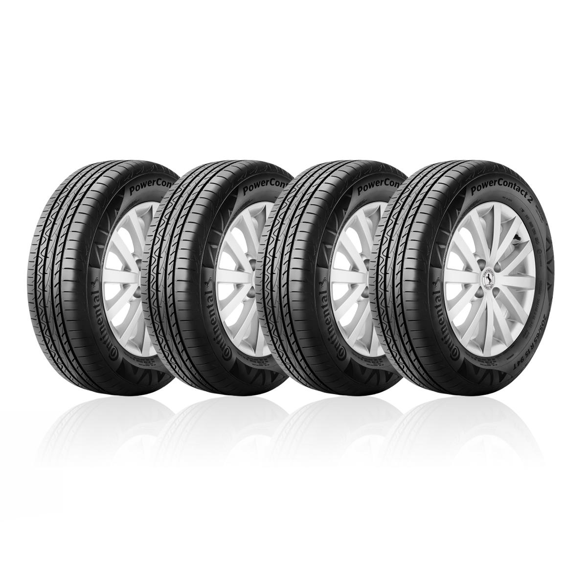 Pneu Aro 14 175/65r14 82t Continental Powercontact 2 Kit 4