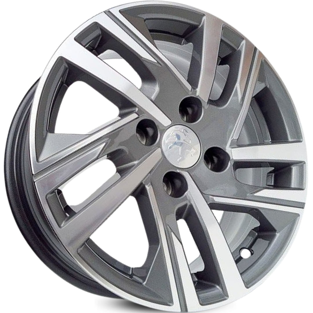 4 Rodas Kr S38 Modelo Peugeot 208 Griffe / Aro 15x6 / (4x108) Et25