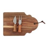 Kit Para Queijo Inox Com 3 Peças 28cm - Acasa Kit Para Queijo Inox Com 2 Peças 28cm - Acasa