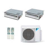 Ar-condicionado Multi Split Inverter Daikin 34.000 (2x Evap Duto 20.000) Quente/frio 220v